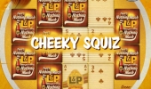 Each time you lose a life a 'Cheeky Squiz' is given